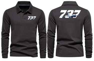 BOEING 737 LONG SLEEVE POLO